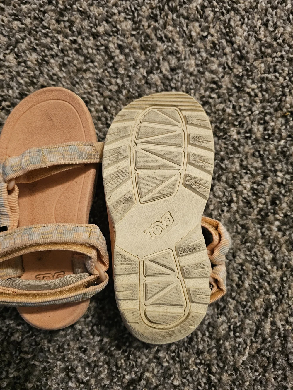 Teva Kids' Peach Sport Sandals - Adjustable Straps